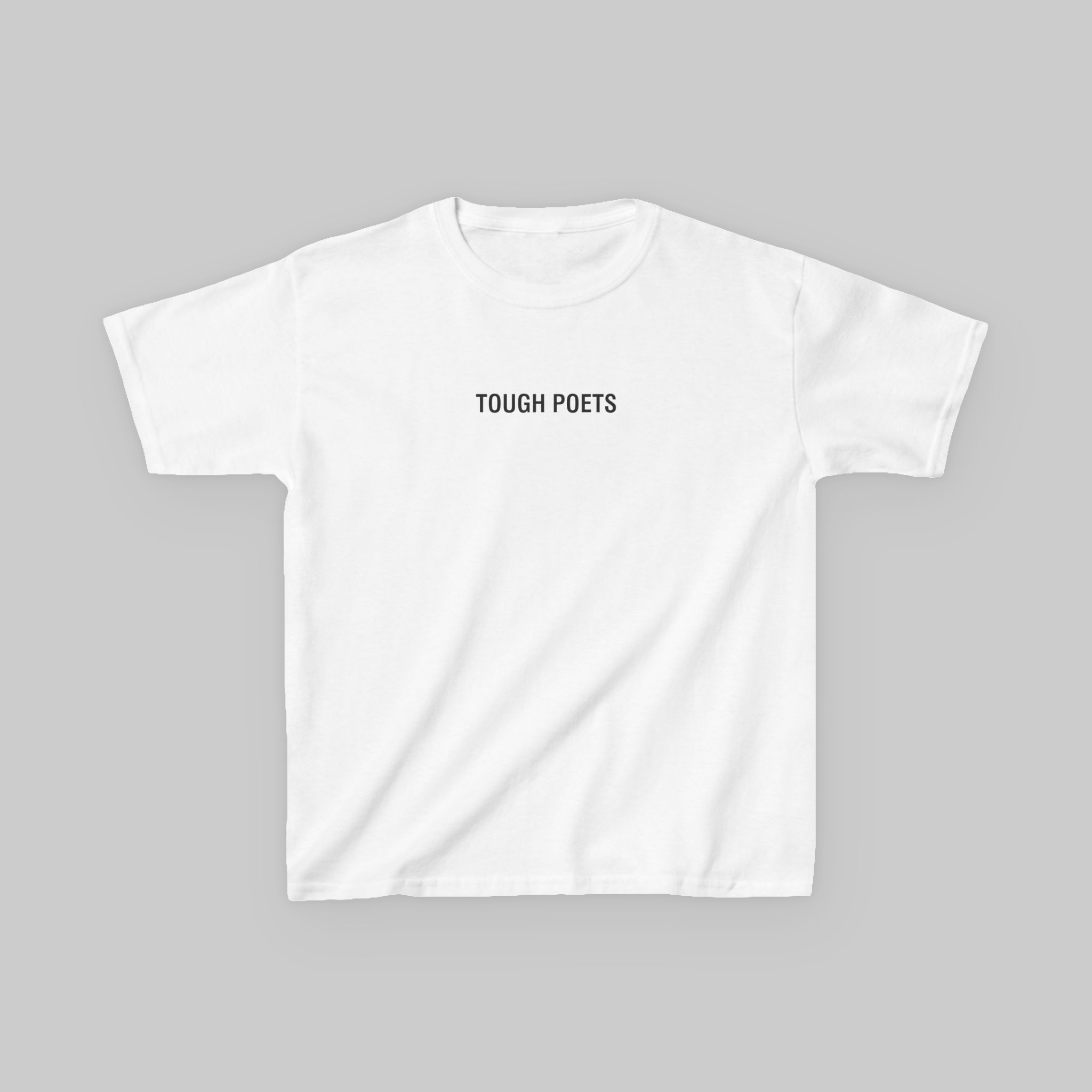 Tough Poets White Kids Heavy Cotton T-Shirt